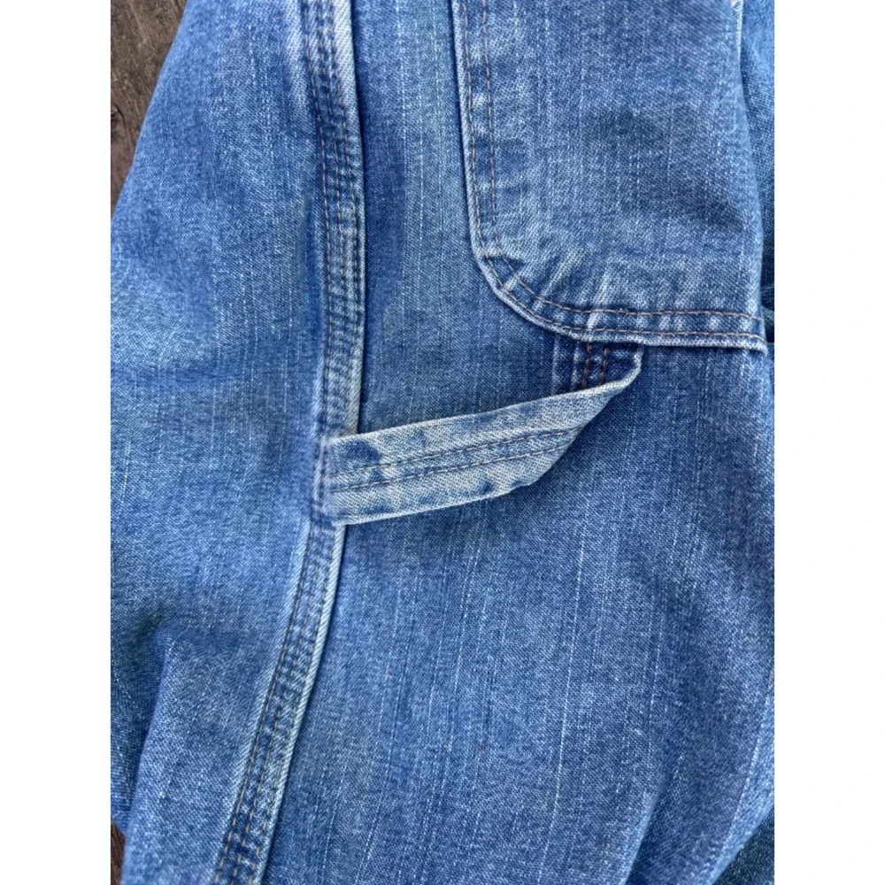 Wrangler Hero Original Mens Carpenter Jean 34x32 Blue Denim Straight Leg 94OR0AS